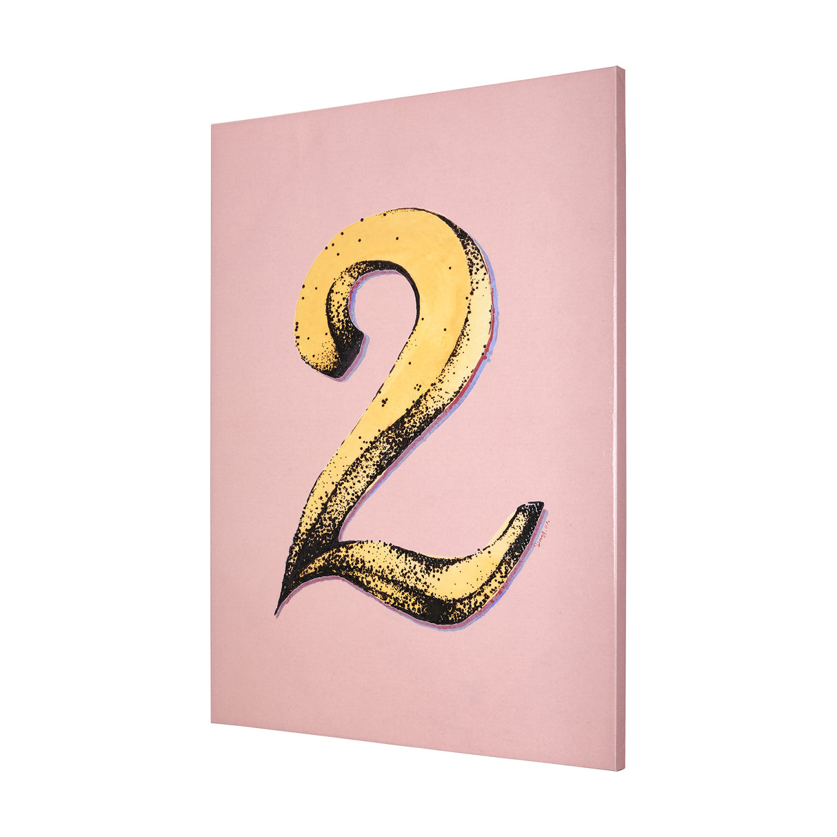 Numbers II by Mercana Studio a Hand Embellished Textured Canvas from Mercana - Luna Furniture