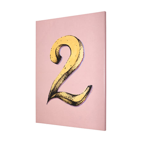 Numbers II by Mercana Studio a Hand Embellished Textured Canvas from Mercana - Luna Furniture