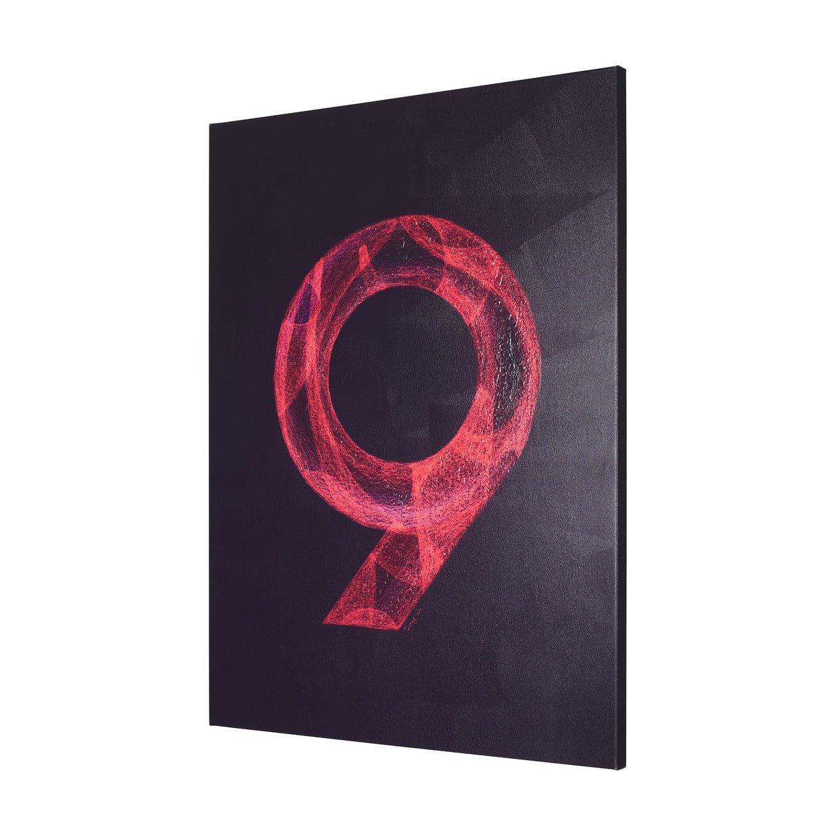 Numbers IX by Mercana Studio a Hand Embellished Textured Canvas from Mercana - Luna Furniture