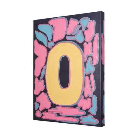 Numbers X by Mercana Studio a Hand Embellished Textured Canvas from Mercana - Luna Furniture