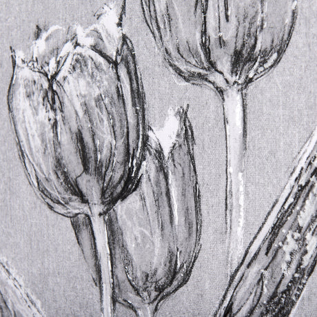 Botanical sketches I (Grey) by Mercana Studio a Hand Embellished Textured Canvas from Mercana - Luna Furniture