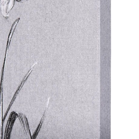 Botanical sketches II (Grey) by Mercana Studio a Hand Embellished Textured Canvas from Mercana - Luna Furniture