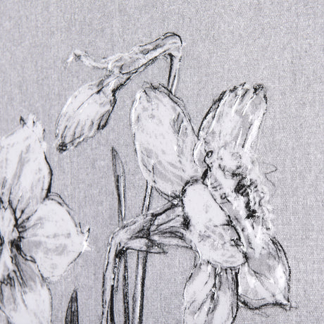 Botanical sketches II (Grey) by Mercana Studio a Hand Embellished Textured Canvas from Mercana - Luna Furniture