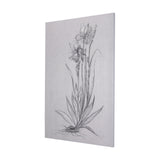 Botanical sketches IV (Grey) by Mercana Studio a Hand Embellished Textured Canvas from Mercana - Luna Furniture