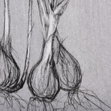 Botanical sketches V (Grey) by Mercana Studio a Hand Embellished Textured Canvas from Mercana - Luna Furniture