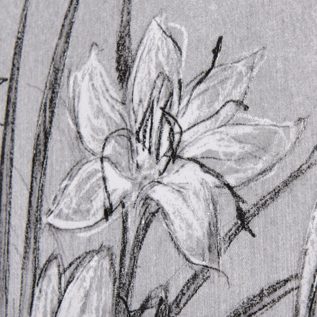 Botanical sketches V (Grey) by Mercana Studio a Hand Embellished Textured Canvas from Mercana - Luna Furniture