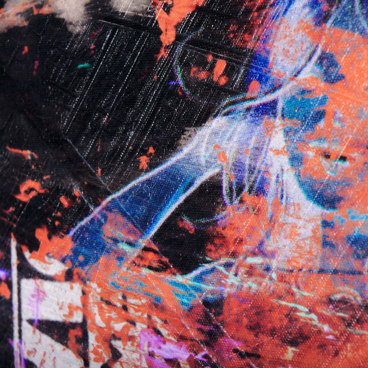 Graffiti sculpture III by Mercana Studio a Hand Embellished Textured Canvas from Mercana - Luna Furniture