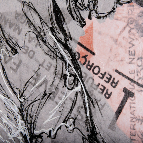 Graffiti Sculpture IV by Mercana Studio a Hand Embellished Textured Canvas from Mercana - Luna Furniture