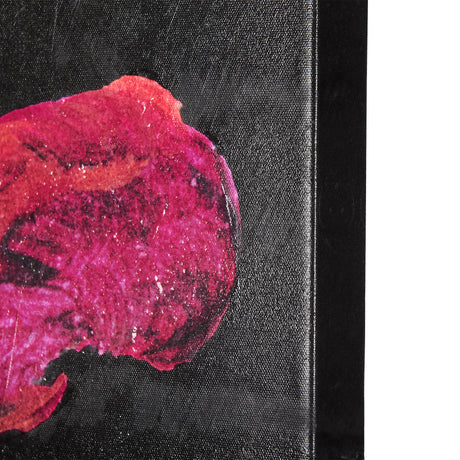 Midnight Flower I by Mercana Studio a Hand Embellished Textured Canvas from Mercana - Luna Furniture