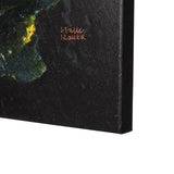 Midnight Flower I by Mercana Studio a Hand Embellished Textured Canvas from Mercana - Luna Furniture