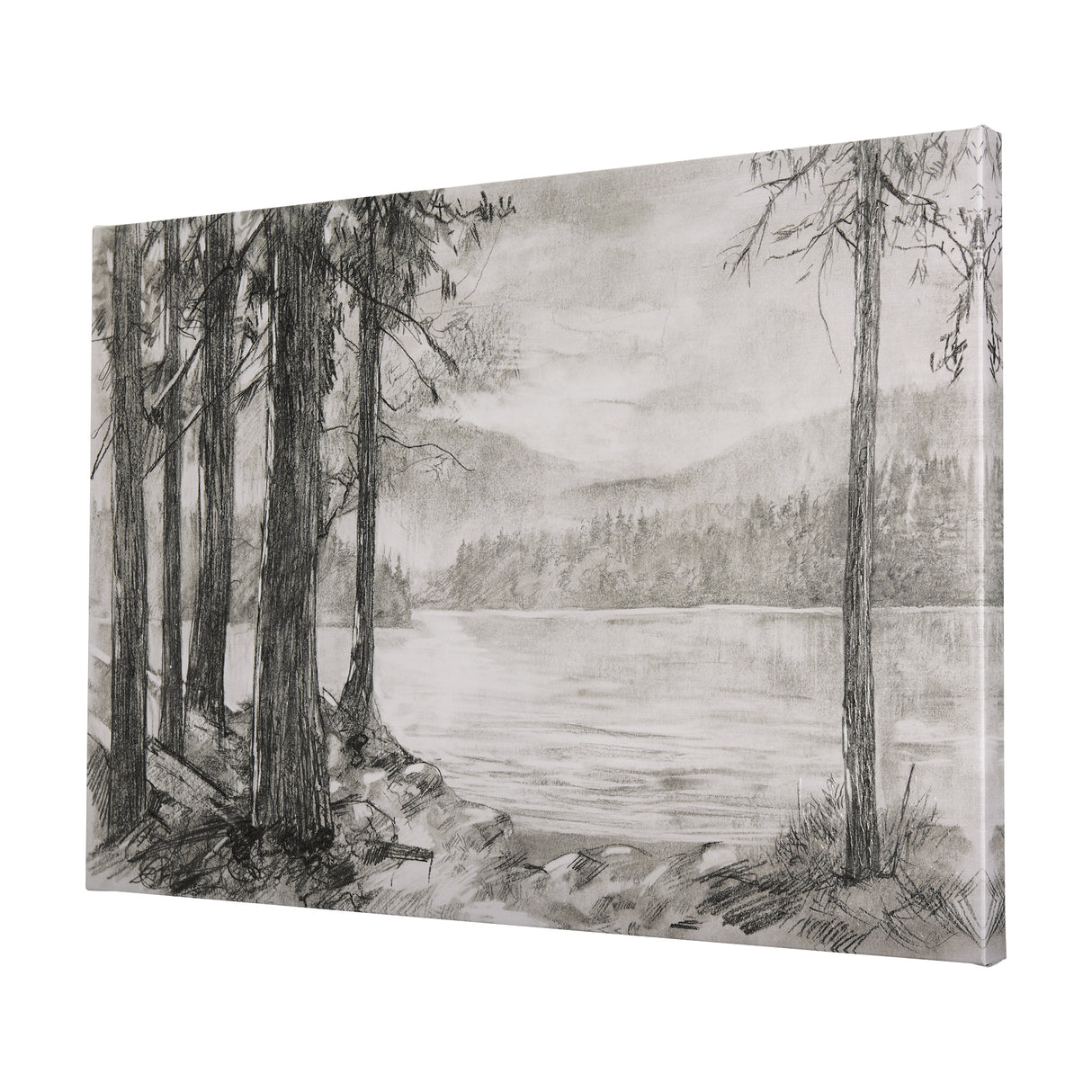 West Coast Chronicles I by Mercana Studio a Hand Embellished Textured Canvas from Mercana - Luna Furniture