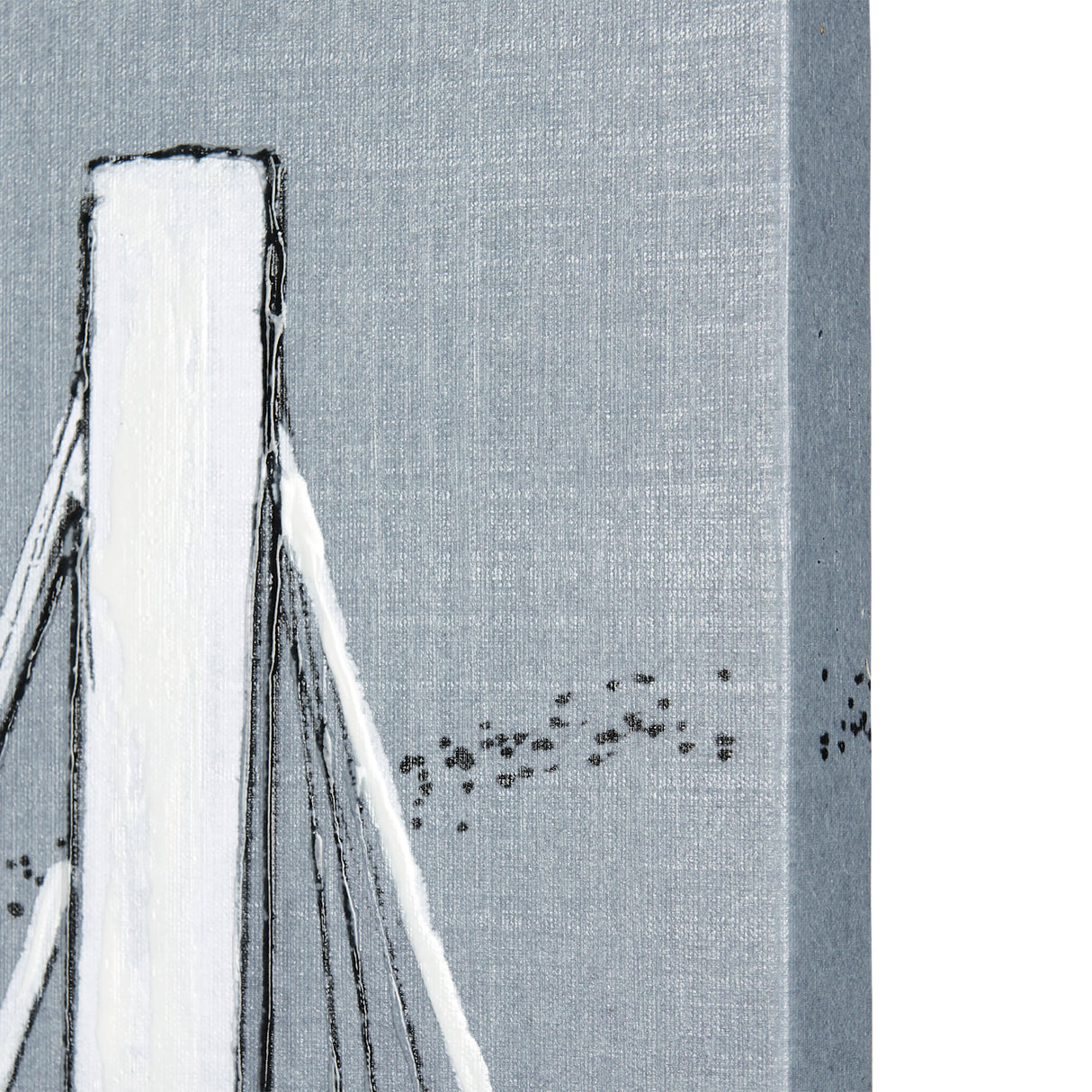 Bridge I by Mercana Studio a Hand Embellished Textured Canvas from Mercana - Luna Furniture