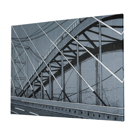 Bridge II by Mercana Studio a Hand Embellished Textured Canvas from Mercana - Luna Furniture