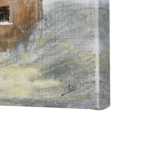 Old Barn I by Mercana Studio a Hand Embellished Textured Canvas from Mercana - Luna Furniture
