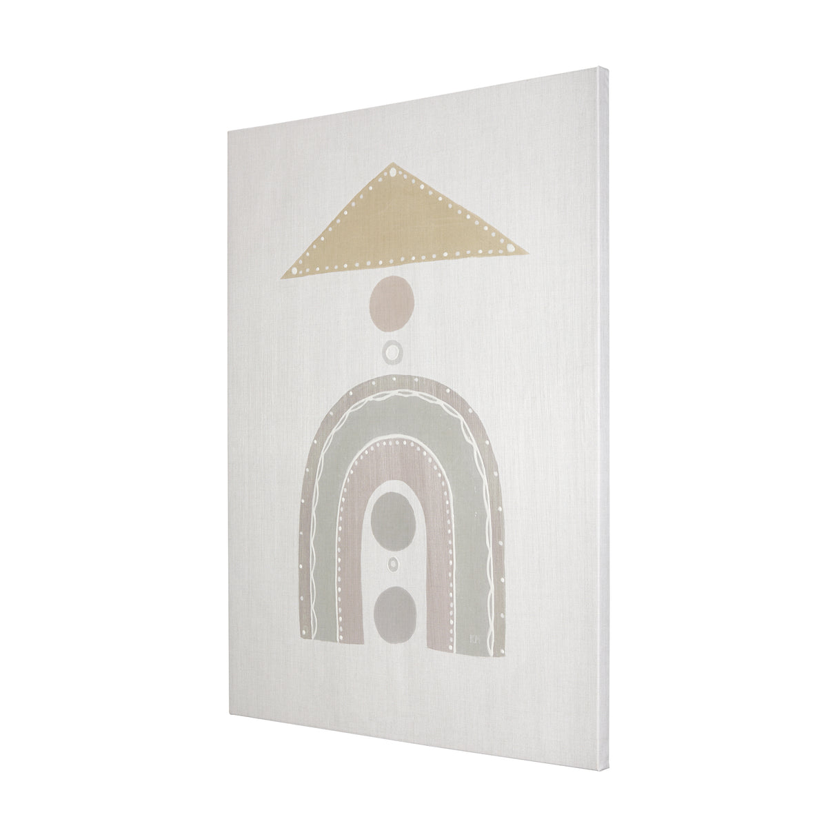 Pavilion Neutral I by Mercana Studio a Hand Embellished Textured Canvas from Mercana - Luna Furniture