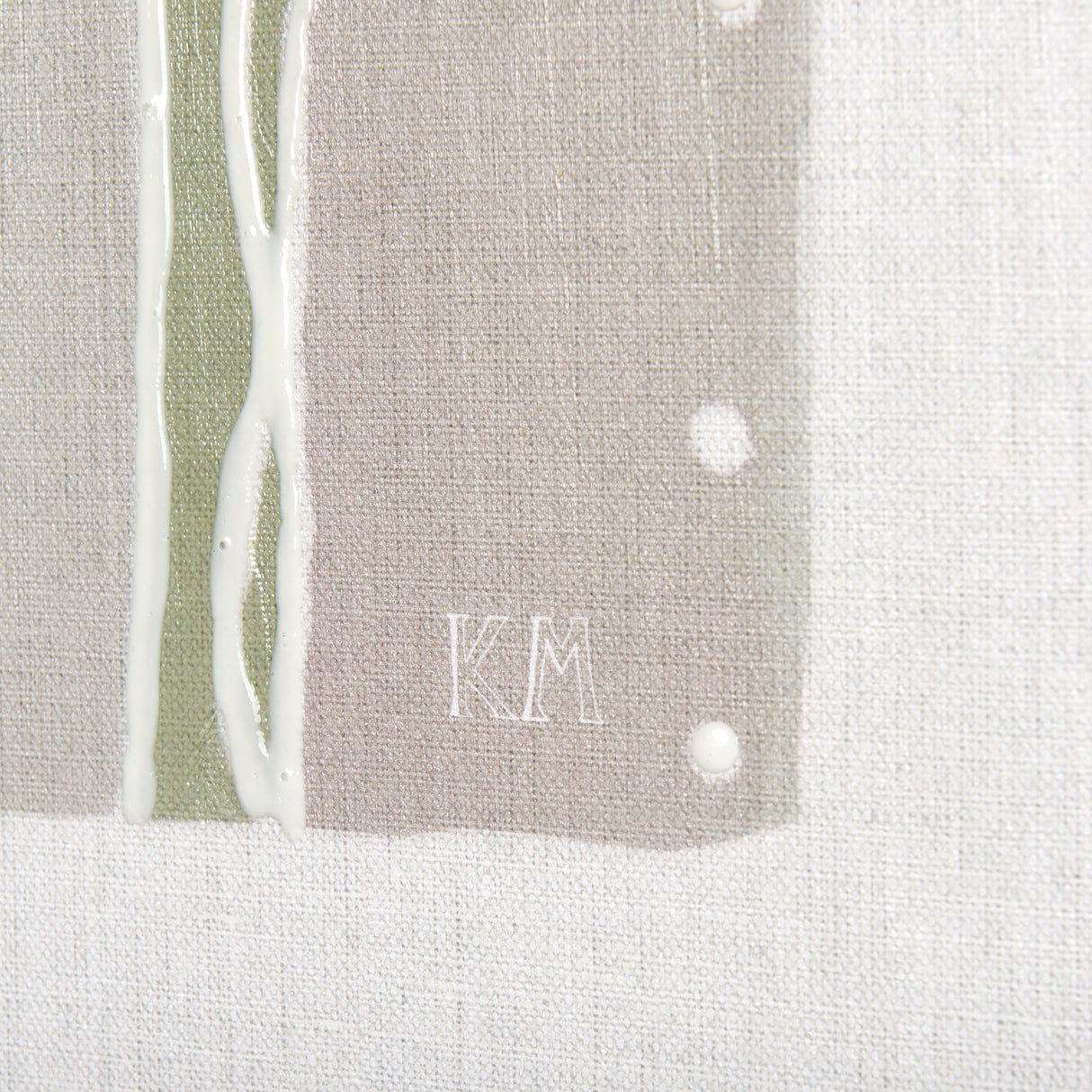 Pavilion Neutral I by Mercana Studio a Hand Embellished Textured Canvas from Mercana - Luna Furniture