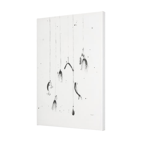 Fishing Lure by Mercana Studio a Hand Embellished Textured Canvas from Mercana - Luna Furniture