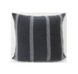 Jayme 14x26 Gray/White Striped Cotton Lumbar Pillow Cover w/Filler, Set of 2 from Mercana - Luna Furniture