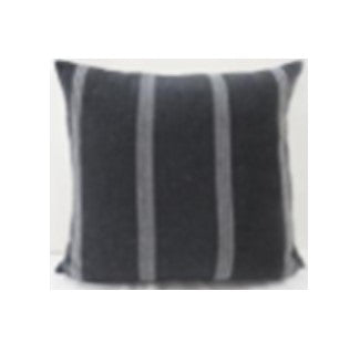 Jayme 14x26 Gray/White Striped Cotton Lumbar Pillow Cover w/Filler, Set of 2 from Mercana - Luna Furniture