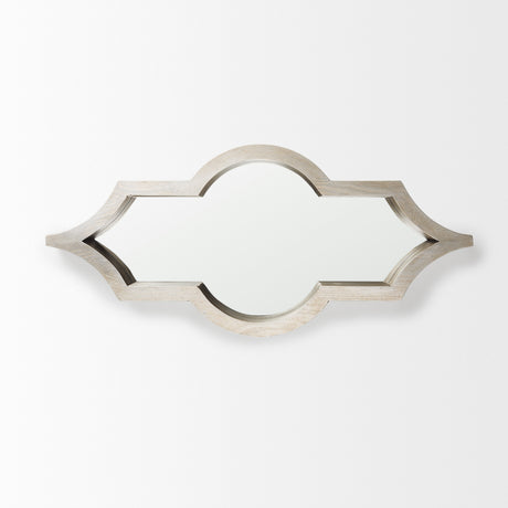 Tamanar 15x34 Champagne Wood Frame Mirror from Mercana - Luna Furniture