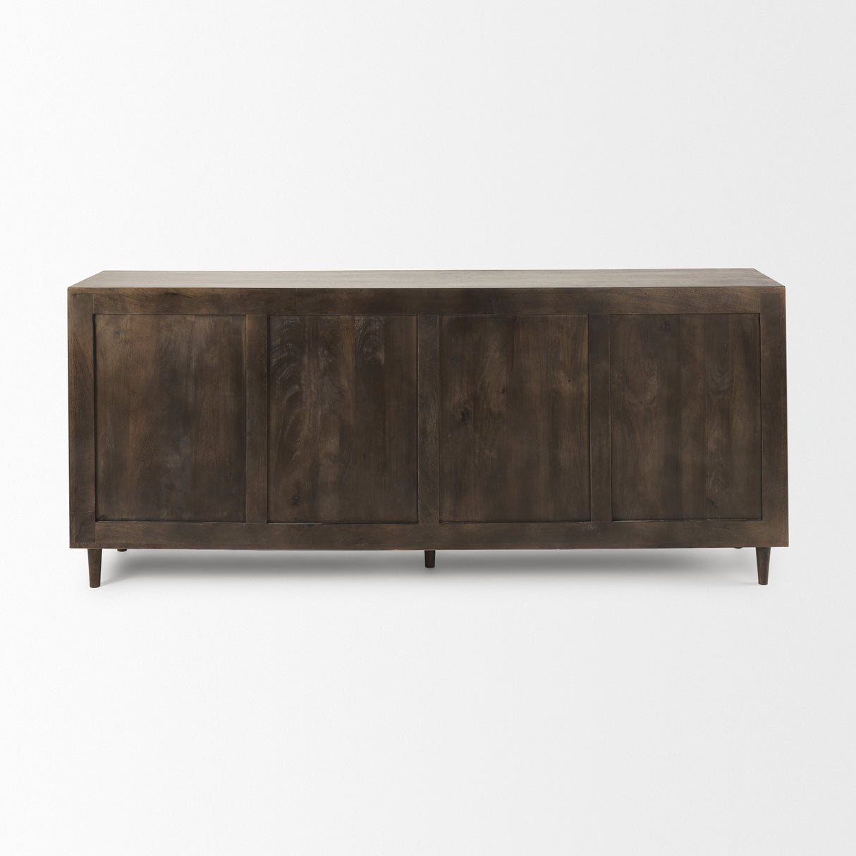 Tucker Dark Brown w/ Carved Arch Pattern 4 Door Sideboard from Mercana - Luna Furniture