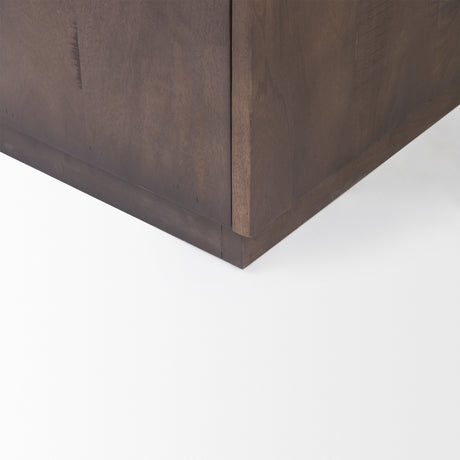 West 82.0L x 18.0W x 34.0H Wooden Angular Sideboard from Mercana - Luna Furniture