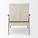 Grosjean Cream Boucle Accent Chair from Mercana - Luna Furniture