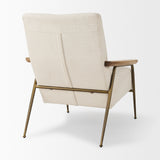 Grosjean Cream Boucle Accent Chair from Mercana - Luna Furniture