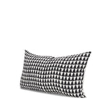 Jolie Cream w/ Black Print Linen Lumbar Decorative Pillow Cover from Mercana - Luna Furniture