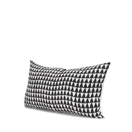 Jolie Cream w/ Black Print Linen Lumbar Decorative Pillow Cover from Mercana - Luna Furniture