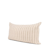 Jace Cream w/ Beige Stripe Lumbar Decorative Pillow Cover from Mercana - Luna Furniture