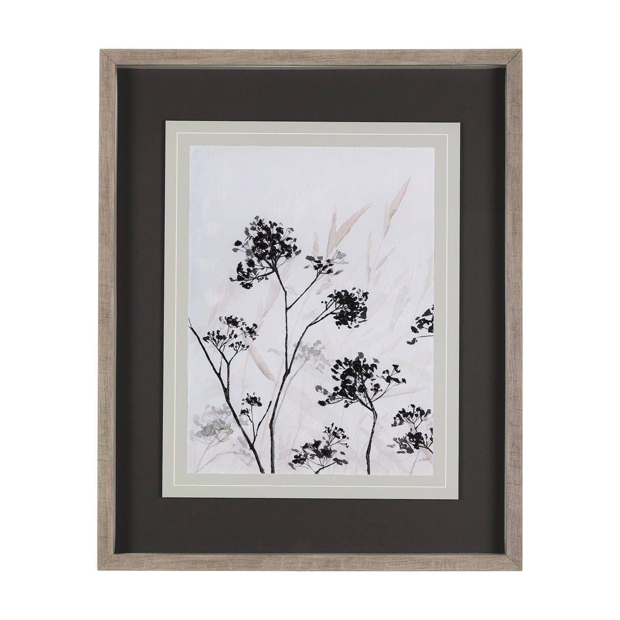 Meadow L by Mercana Studio a Hand Embellished Textured Framed Art Print Matted under Glass from Mercana - Luna Furniture