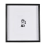French Press by Simeng a Framed Art Print Matted under Glass from Mercana - Luna Furniture