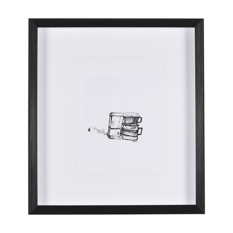 Drip Coffee Maker by Simeng a Framed Art Print Matted under Glass from Mercana - Luna Furniture