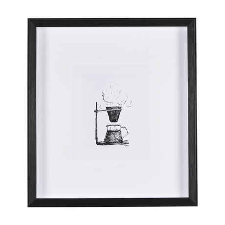 Pour Over by Simeng a Framed Art Print Matted under Glass from Mercana - Luna Furniture