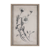 Chamomile Drawing I by Mercana Studio Hand Embellished Textured Framed Art Print Matted under Glass from Mercana - Luna Furniture