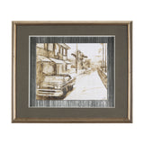 Vintage Car Picture I by Mercana Studio Hand Embellished Textured Framed Art Print Matted under Glas from Mercana - Luna Furniture