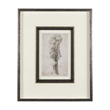 Westcoast Tree Drawing I by Mercana Studio Hand Embellished Framed Art Print Matted under Glass from Mercana - Luna Furniture