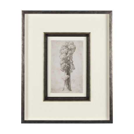 Westcoast Tree Drawing I by Mercana Studio Hand Embellished Framed Art Print Matted under Glass from Mercana - Luna Furniture