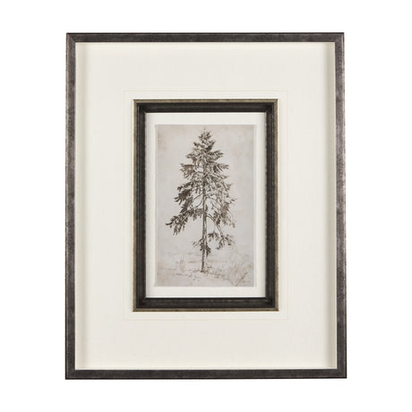 Westcoast Tree Drawing II by Mercana Studio Hand Embellished Framed Art Print Matted under Glass from Mercana - Luna Furniture