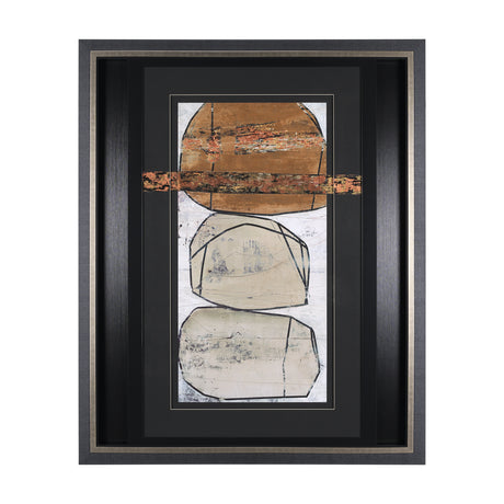 Dim Sum I by Nancy Ngo a Hand Embellished Textured Framed Art Print Matted under Glass from Mercana - Luna Furniture