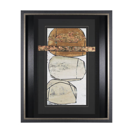 Dim Sum II by Nancy Ngo a Hand Embellished Textured Framed Art Print Matted under Glass from Mercana - Luna Furniture