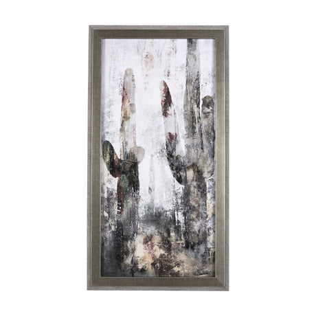 Saguaro Forest 31 by Scott Brems a Hand Embellished Textured Framed Art Print from Mercana - Luna Furniture