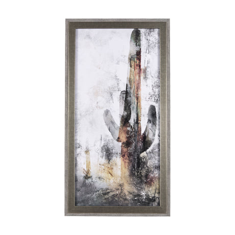 Saguaro Forest 32 by Scott Brems a Hand Embellished Textured Framed Art Print from Mercana - Luna Furniture