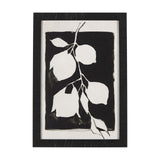 Lemon Branch Silhouette by Mercana Studio a Hand Embellished Textured Framed Art Print from Mercana - Luna Furniture
