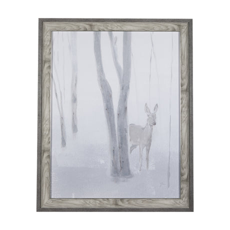 A Winter Day in Forest I by Mercana Studio Hand Embellished Framed Art Print Matted under Glass from Mercana - Luna Furniture