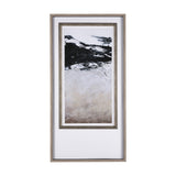 Black Strokes I by Mercana Studio a Hand Embellished Textured Framed Art Print Matted under Glass from Mercana - Luna Furniture