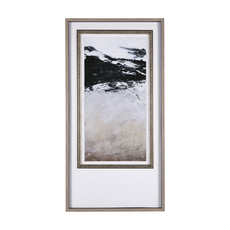 Black Strokes I by Mercana Studio a Hand Embellished Textured Framed Art Print Matted under Glass from Mercana - Luna Furniture
