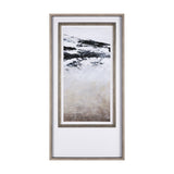 Black Strokes II by Mercana Studio a Hand Embellished Textured Framed Art Print Matted under Glass from Mercana - Luna Furniture