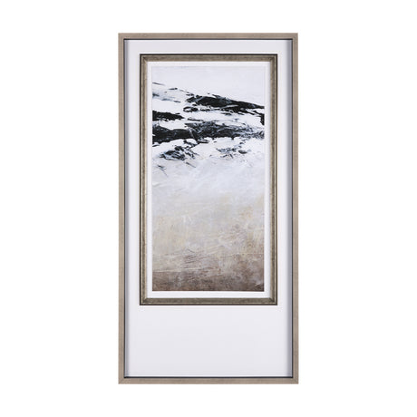 Black Strokes II by Mercana Studio a Hand Embellished Textured Framed Art Print Matted under Glass from Mercana - Luna Furniture